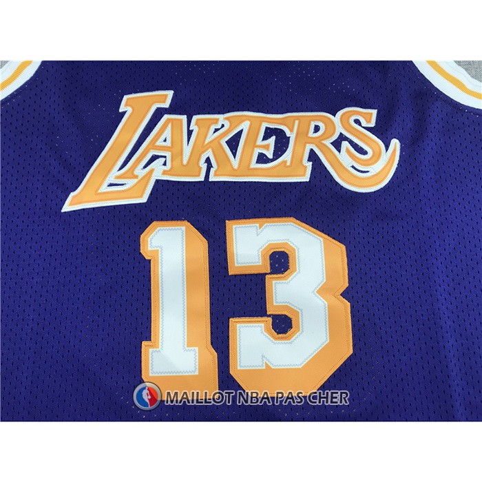 Maillot Los Angeles Lakers Wilt Chamberlain Mitchell & Ness 1971-72 Volet